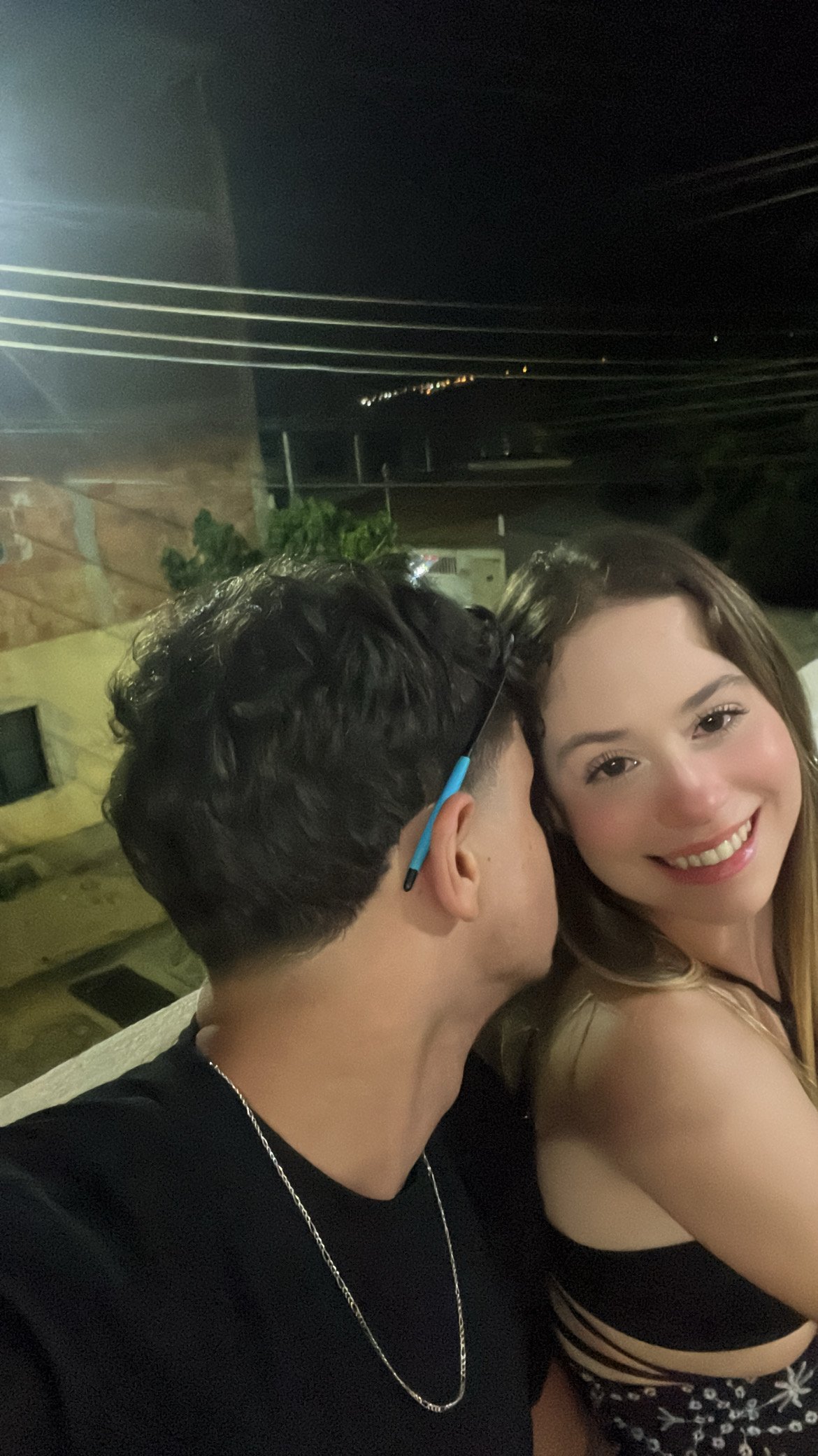 nós dois de noite