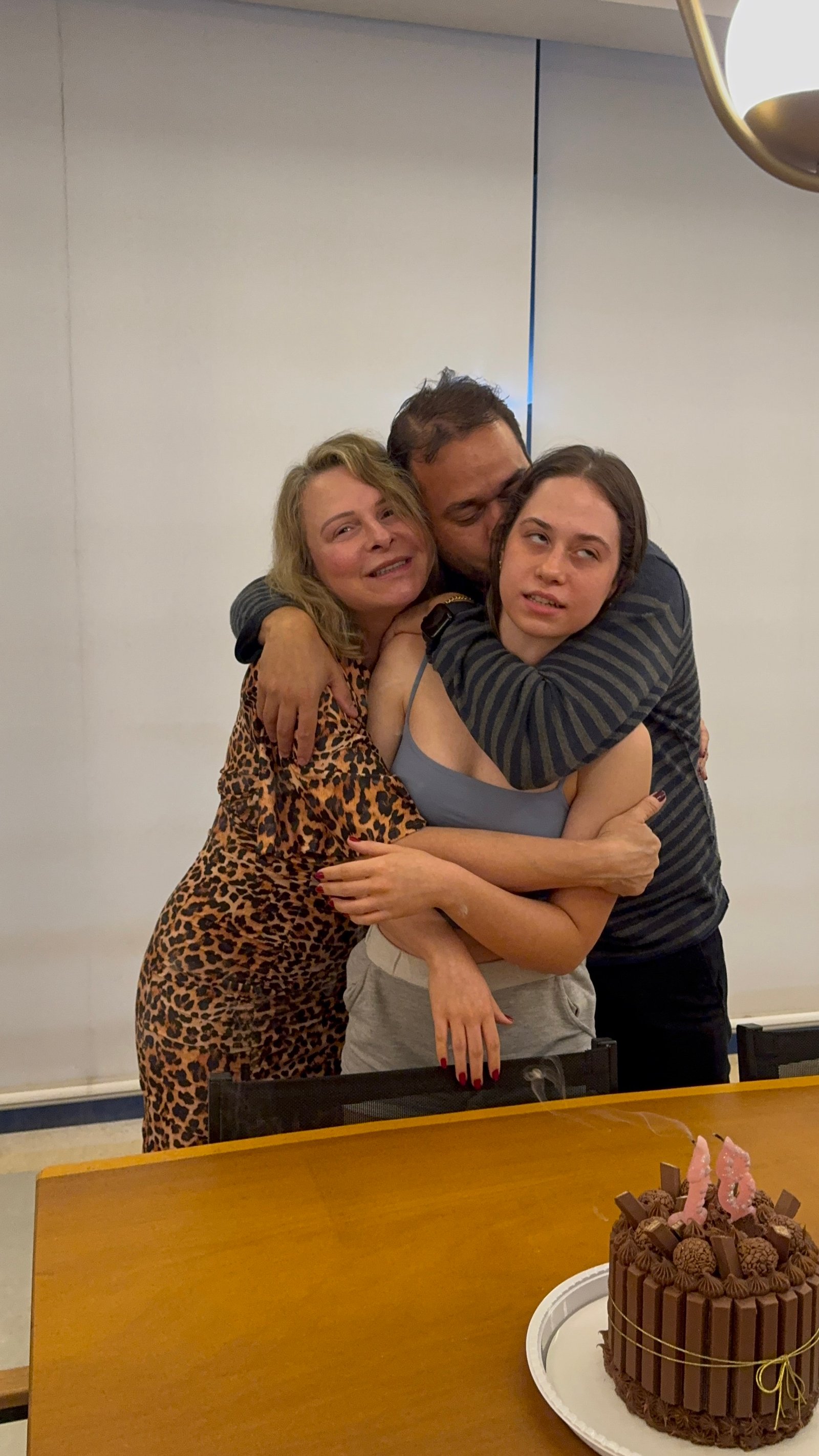 aniversário com a família
