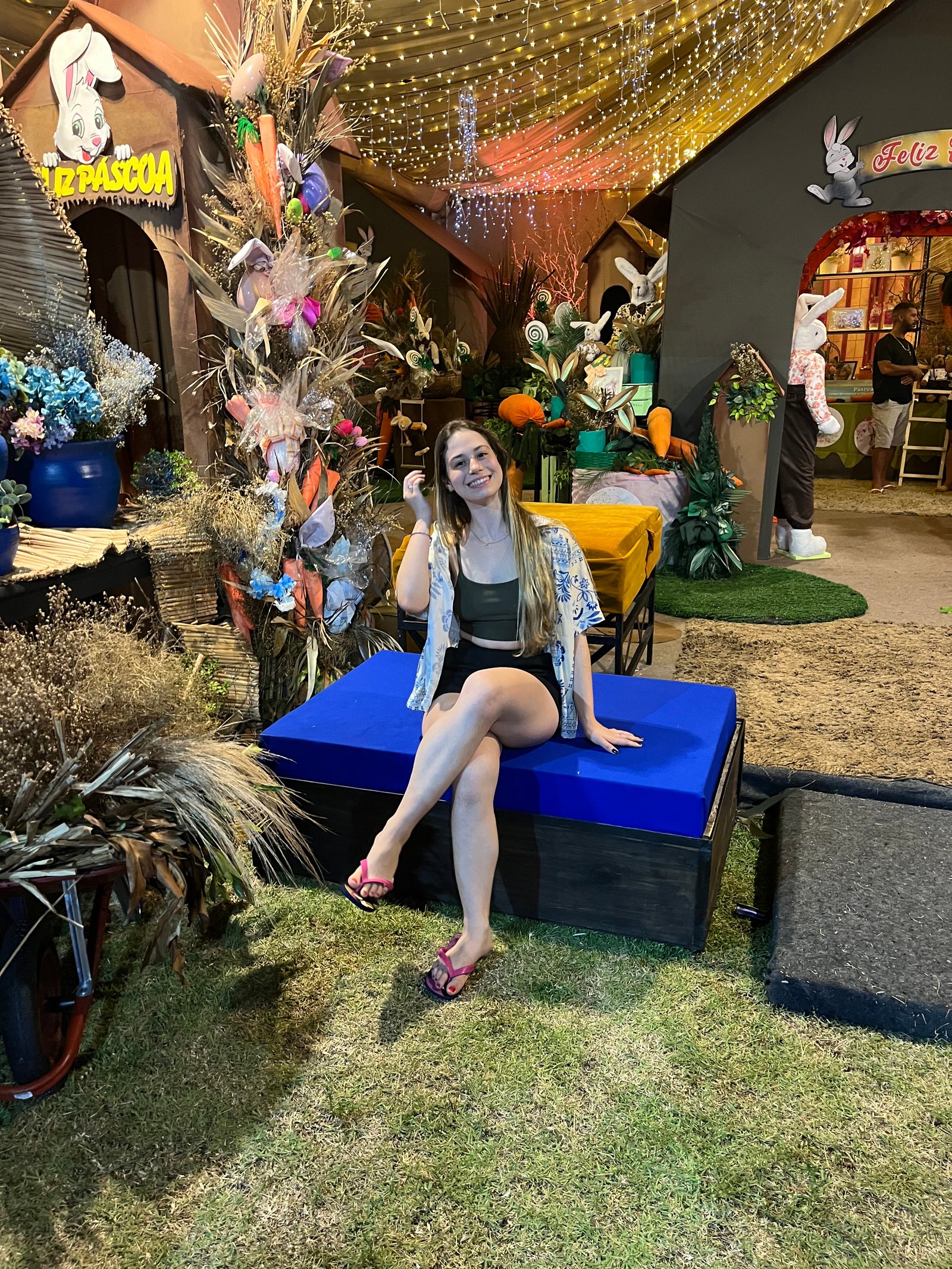 na feira de páscoa