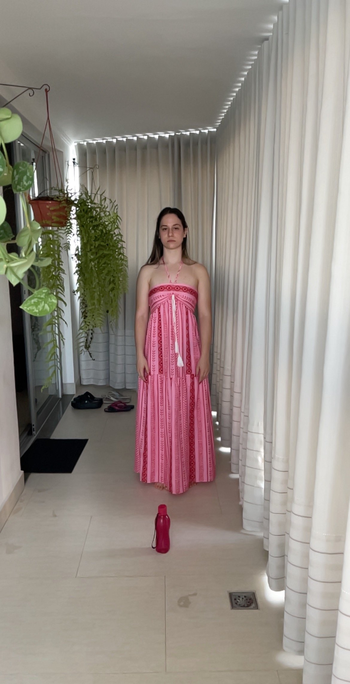 de vestido rosa